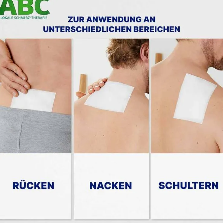 ABC Wärme-Pflaster sensitive-Vlies Hansaplast med, 2 St