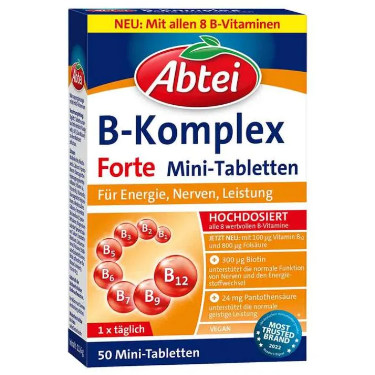 Abtei Vitamin B Komplex forte Tabletten, 50 St