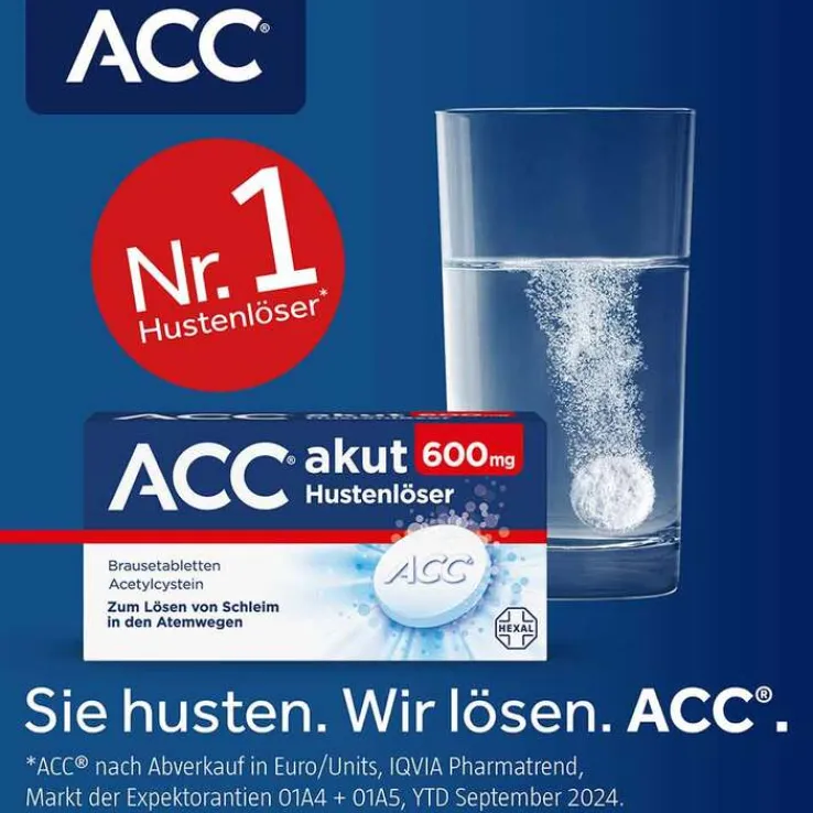 ACC akut 600 mg Hustenlöser, Brausetabletten, 20 St