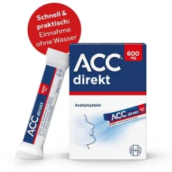 ACC direkt 600 mg Pulver zum Einnehmen im Beutel, 10 St