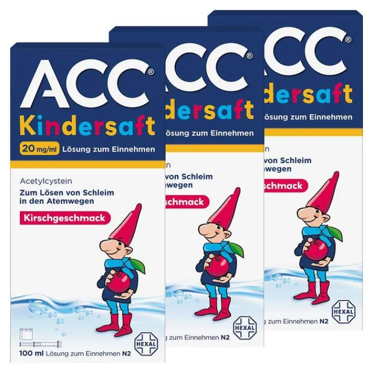 ACC Kindersaft, 3x100 ml
