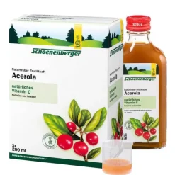 Acerola Saft Schoenenberger, 3X200 ml