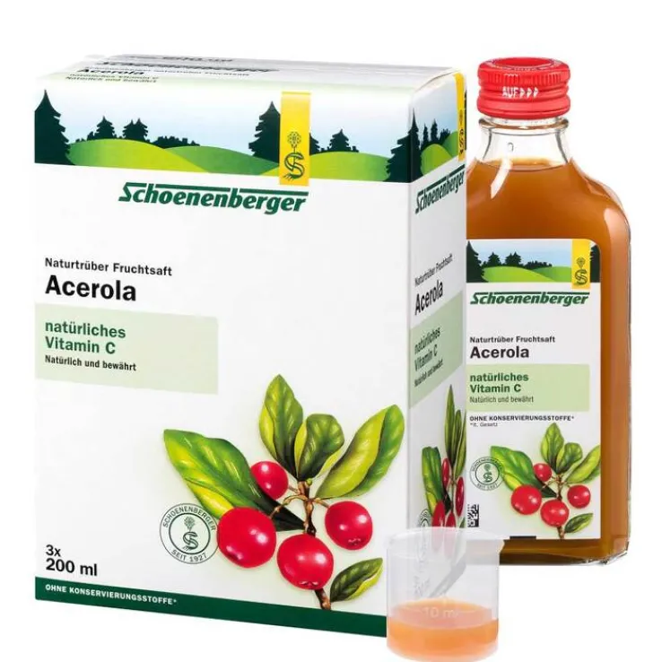 Acerola Saft Schoenenberger, 3X200 ml