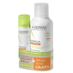 A-Derma Exomega Control Balsam + Spray Promo-Kit, 1 St
