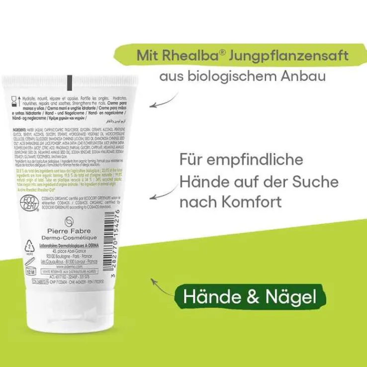 A-Derma Hand- und Nagelcreme, 50 ml