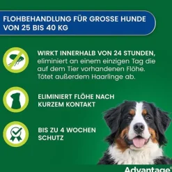 Advantage 400 für Hunde ab 25 kg, 1X4 St