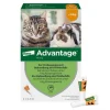 Advantage 40 für kleine Katzen und Zierkaninchen unter 4 kg, 4X0.4 ml