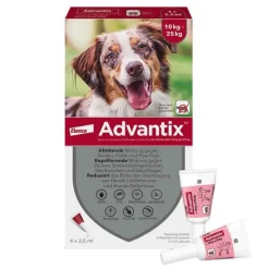 Advantix Spot-on Hund 10 - 25 kg Lösung, 4 St