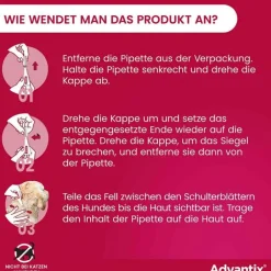 Advantix Spot-on Hund bis 4 kg Lösung, 4 St
