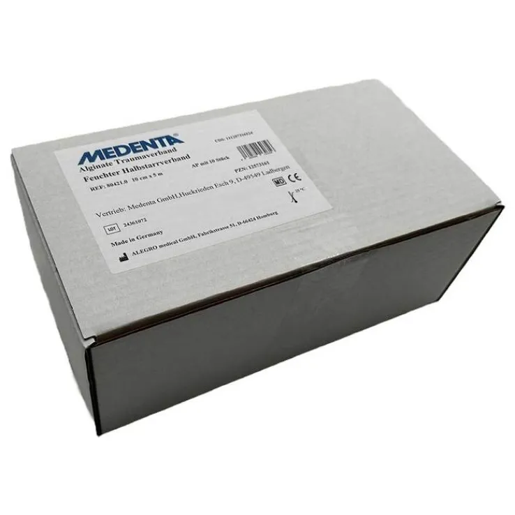 Alginate Traumaverband 10 cm x 5 m, 10 St