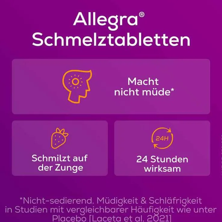 Allegra Allergietabletten Kinder 10 mg Schmelztabletten, 6 St