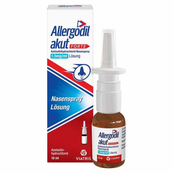 Allergodil akut FORTE Nasenspray mit Azelastin, 10 ml
