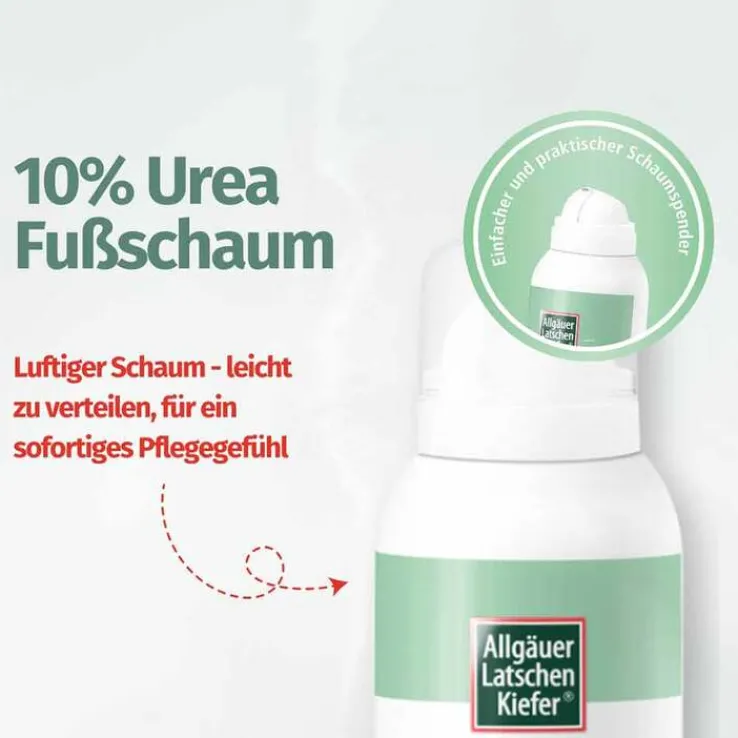 Allgäuer Latschenkiefer 10% Urea Fußschaum, 150 ml