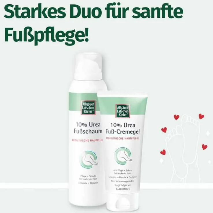 Allgäuer Latschenkiefer 10% Urea Fußschaum, 150 ml