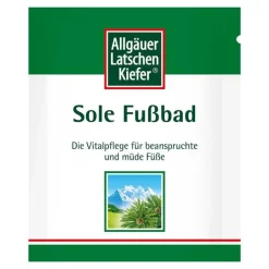 Allgäuer Latschenkiefer Sole Fußbad, 10X10 g