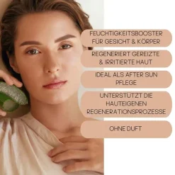 Aloe Vera Gel pur ohne Duft, 50 ml