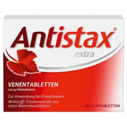 Antistax® extra Venentabletten bei Krampfadern, 90 St