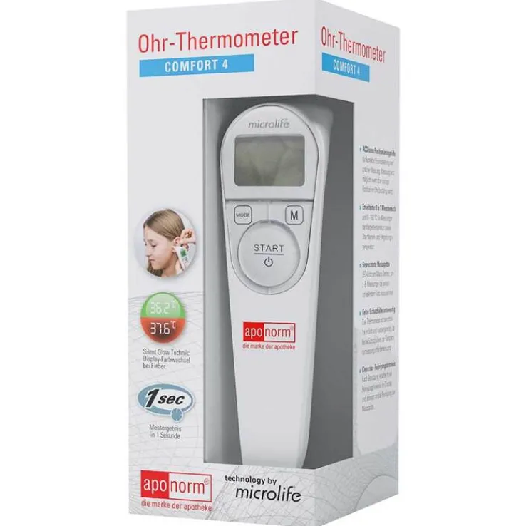 Aponorm Fieberthermometer Ohr Comfort 4, 1 St