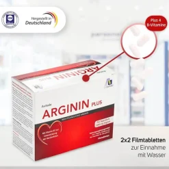 Arginin plus Vitamin B1 + B6 + B12 + Folsäure Filmtabletten , 120 St