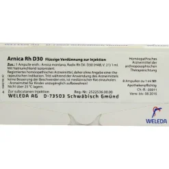 Arnica RH D 30 Ampullen, 8X1 ml