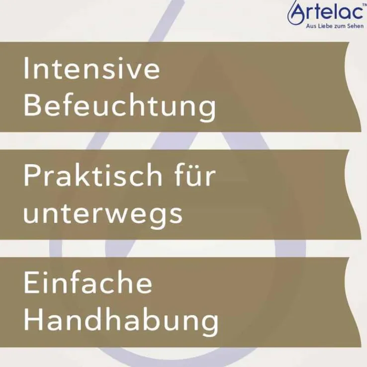 Artelac Complete EDO Augentropfen bei trockenen Augen, 60X0.5 ml