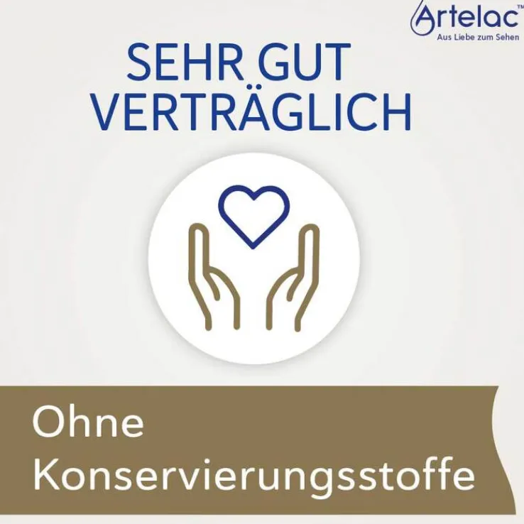 Artelac Complete EDO Augentropfen bei trockenen Augen, 10X0.5 ml