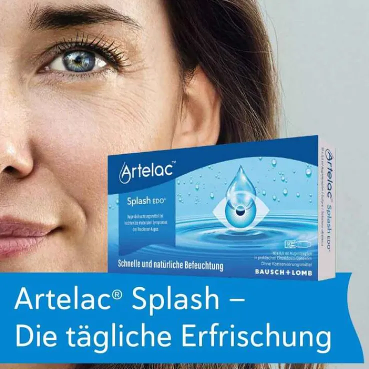 Artelac® Splash EDO® Augentropfen für trockene brennende Augen, 10X0.5 ml