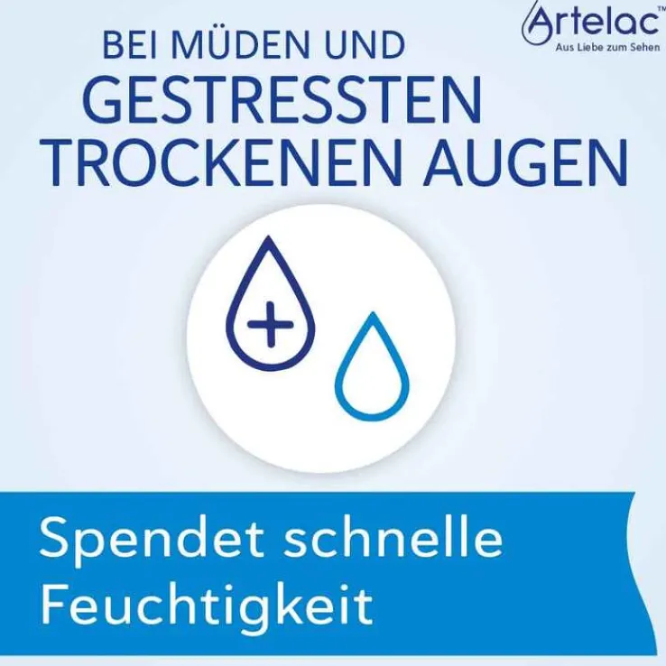 Artelac® Splash EDO® Augentropfen für trockene brennende Augen, 10X0.5 ml