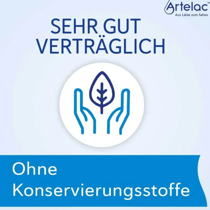 Artelac® Splash EDO® Augentropfen für trockene brennende Augen, 10X0.5 ml
