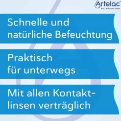 Artelac® Splash EDO® Augentropfen für trockene brennende Augen, 10X0.5 ml