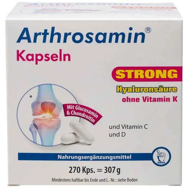 Arthrosamin strong ohne Vitamin K Kapseln, 270 St