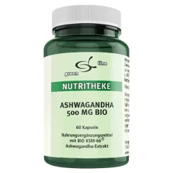 Ashwagandha 500 mg Bio Kapseln, 60 St