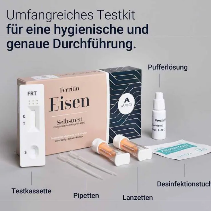 Aspilos Eisen Ferritin Selbsttest Blut, 1 St