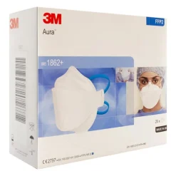 Atemschutzmaske 3M 1862 + ohne Ventil Aura FFP2, 20 St