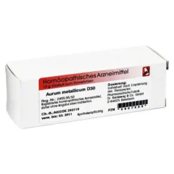 Aurum metallicum D 30 Globuli, 10 g