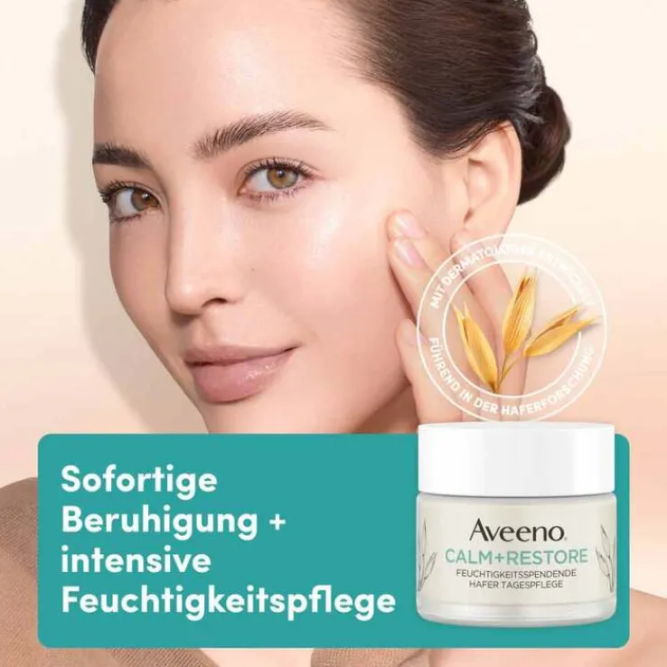 Aveeno Calm + Restore Hafer Tagespflege Creme, 50 ml