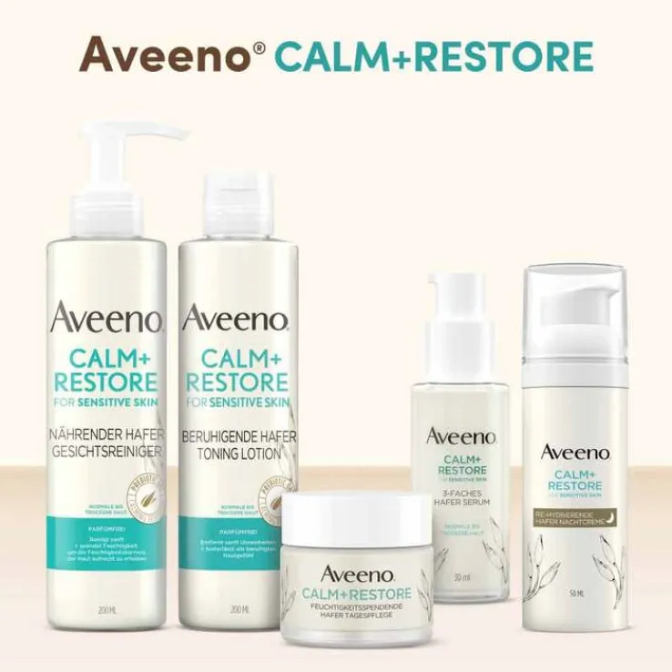 Aveeno Calm + Restore Hafer Tagespflege Creme, 50 ml