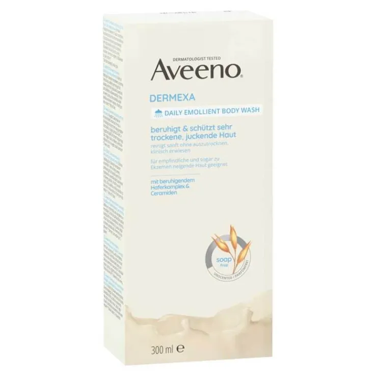 Aveeno Dermexa Emollientien Duschcreme, 300 ml