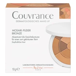 Avene Couvrance Mosaik-Puder bronze mit Schwämmchen, 10 g