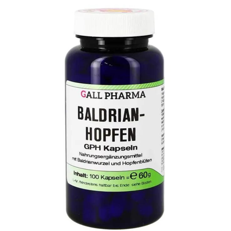 Baldrian Hopfen GPH Kapseln, 100 St