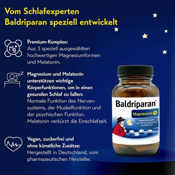 Baldriparan Magnesium Plus Kapseln, 60 St