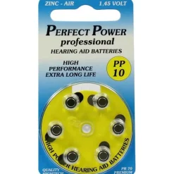 Batterien für Hörgeräte Power PP 10, 6 St