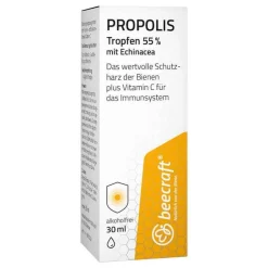 Beecraft Propolis Tropfen 55% plus Echinacea, 30 ml