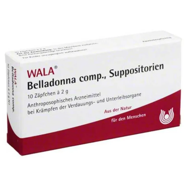 Belladonna comp. Suppositorien, 10X2 g