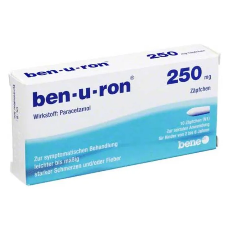 Ben-U-Ron 250 mg Suppositorien, 10 St