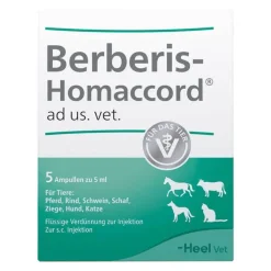 Berberis Homaccord Ampullen vet. (für Tiere), 5X5 ml