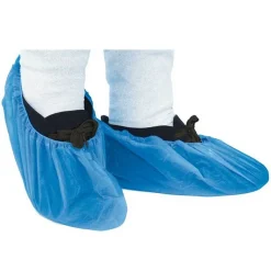 Überschuhe extra stark 3,5g ca.15x42cm blau Cpe, 100 St