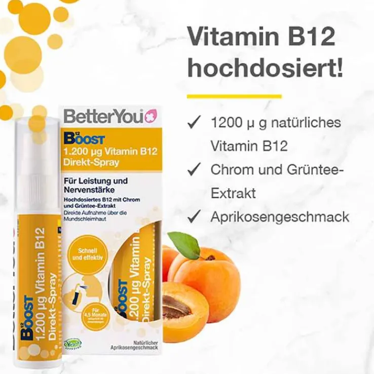 Betteryou Boost Vitamin B12 Direkt-Spray, 25 ml