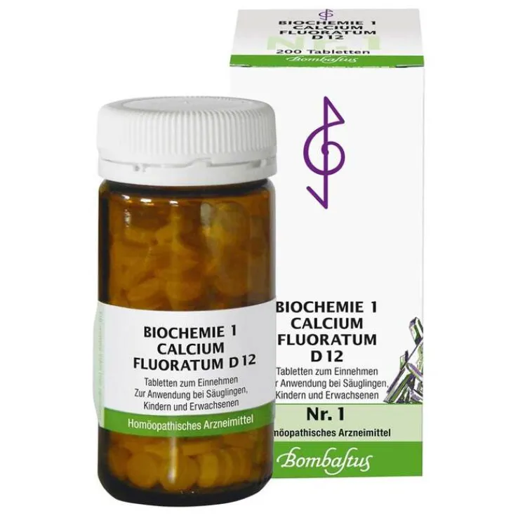 Biochemie 1 Calcium fluoratum D 12 Tabletten, 200 St