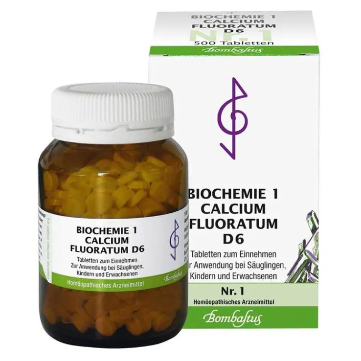 Biochemie 1 Calcium fluoratum D 6 Tabletten, 500 St